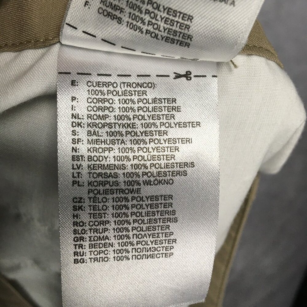 Adidas Mens ClimaLite Shorts size 42 Light Brown Tan Flat Front Lightweight Poly - Picture 7 of 13